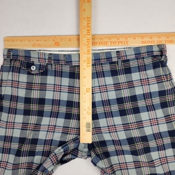 Polo Ralph Lauren Shorts Mens 38 Authentic India Madras Plaid 9” Inseam Cotton - Picture 6 of 7